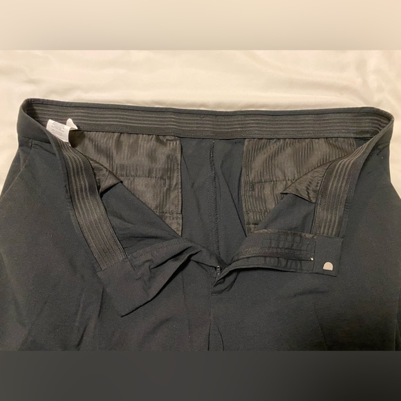 Perry Ellis Black Slim Fit Dress Work Pants Slacks for men size 38/32 - Picture 3 of 7